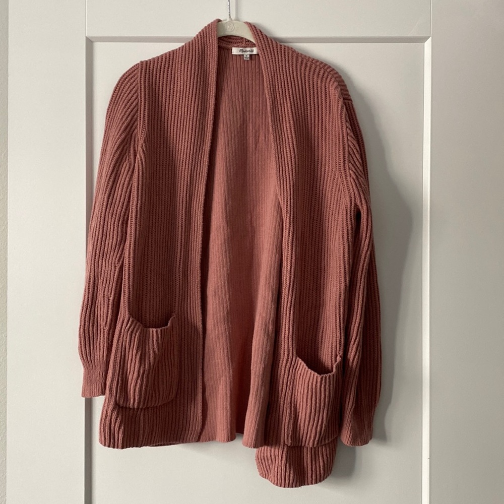 Madewell Pink Cardigan